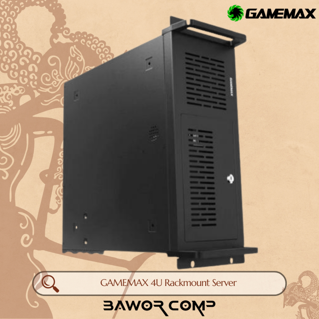 GAMEMAX 4U Rackmount Server 4U Industrial | Casing PC Micro ATX | Case CPU Server
