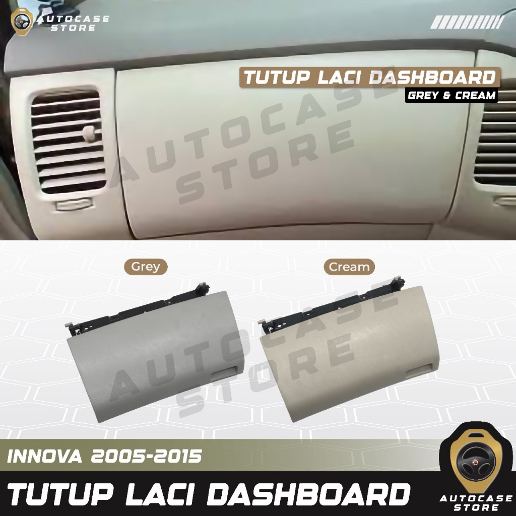 TUTUP LACI DASHBOARD ATAS INNOVA 2005-2015 PNP AKSESORIS INTERIOR MOBIL