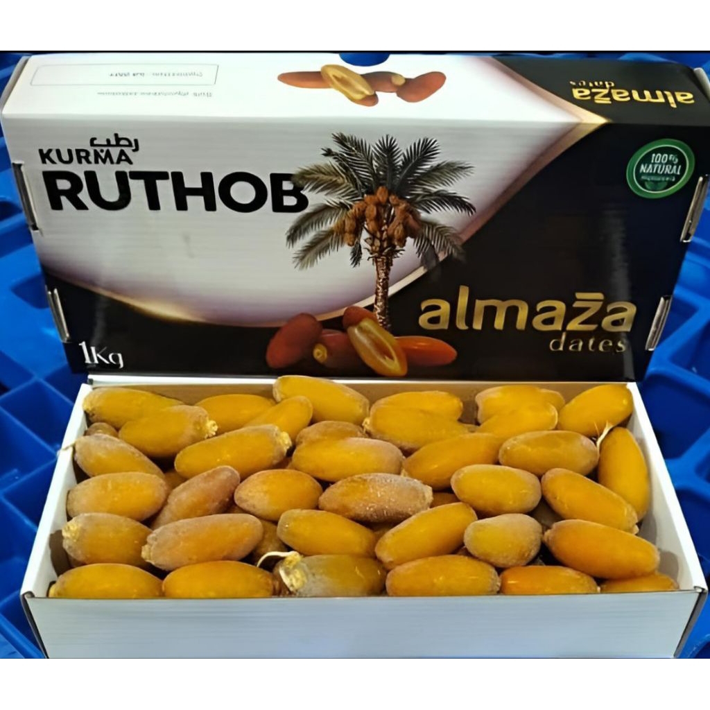 

Kurma Muda Ruthob Almaza Dates 1kg