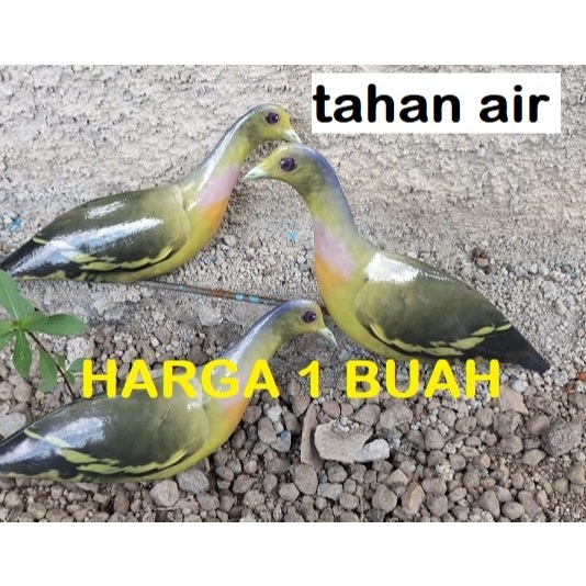 JONTROT BURUNG WALIK DAUN PIKAT MANUK PUNAI PATUNG BURUNG KATIK MIRIP ASLI