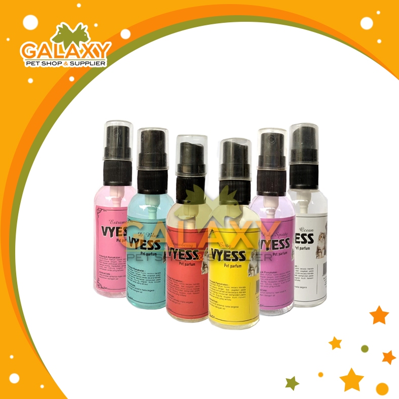 PARFUM VYESS 60ML (PARFUME PET ANJING KUCING WANGI TAHAN LAMA)