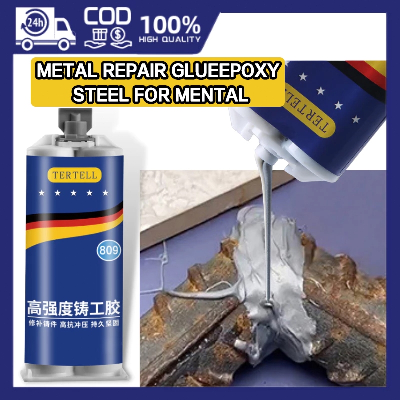100g Lem AB Tahan Panas - Industrial Metal Repair Glue, Lem Besi Super Kuat Untuk Knalpot Bocor Tang