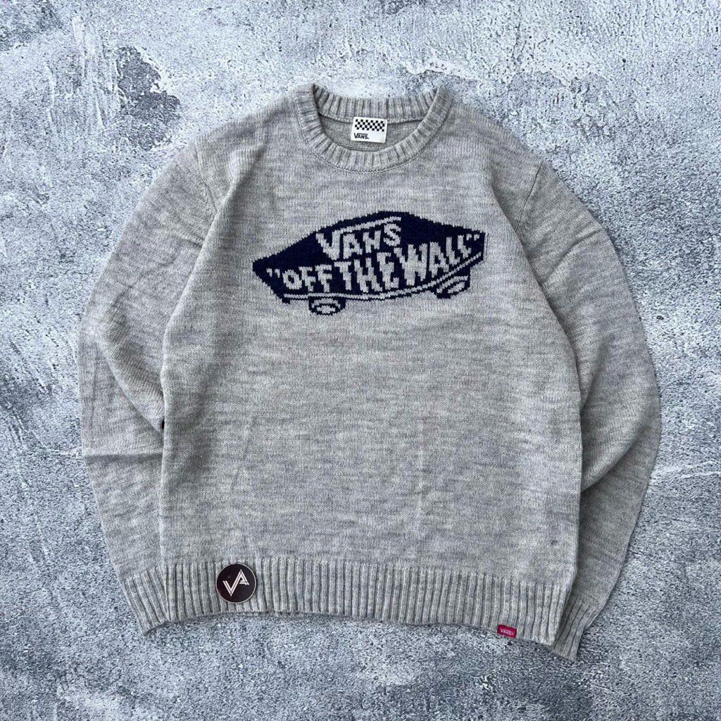 Sweater Vans Off The Wall Rajut Unisex