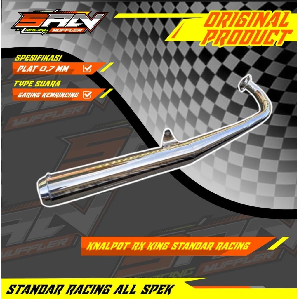 KNALPOT RX KING STANDAR RACING / KNALPOT RX SPECIAL STANDAR RACING / KNALPOT RX KING COBRA STANDAR R