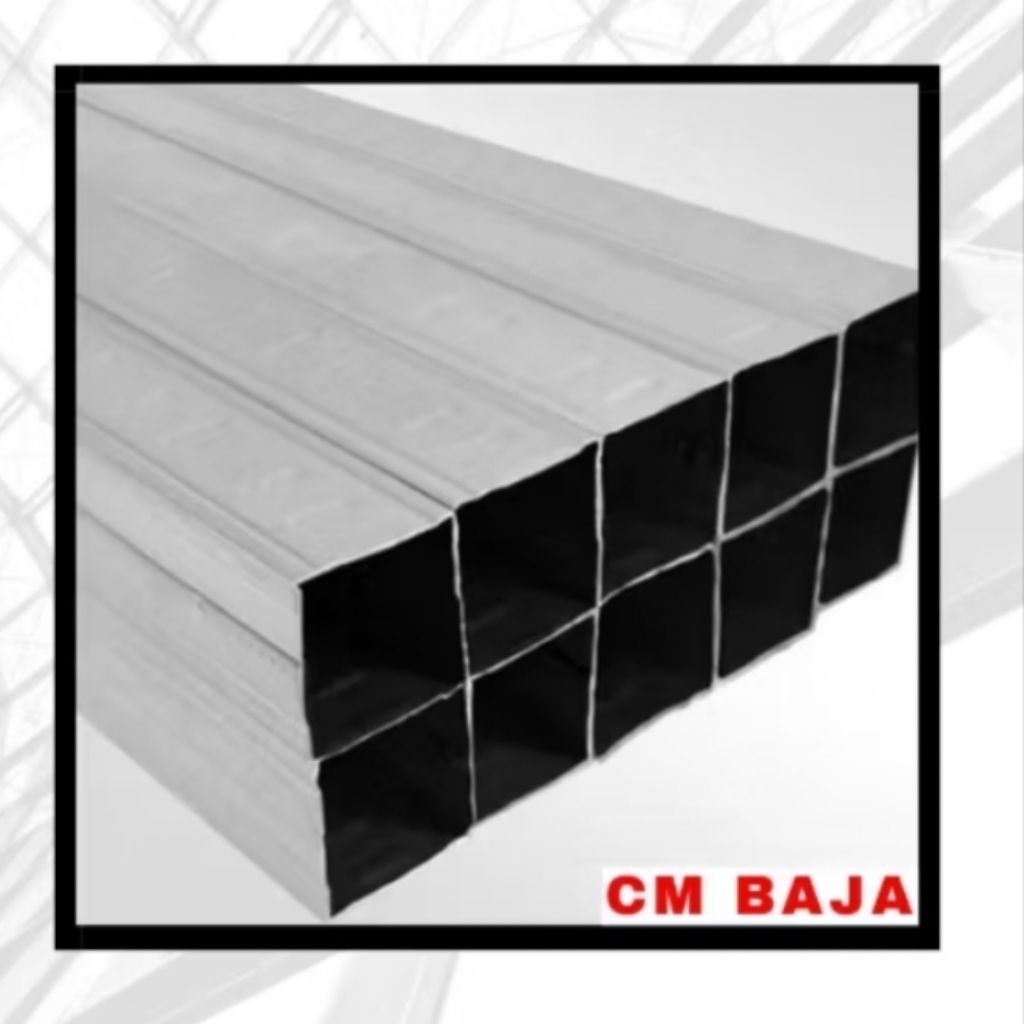 besi hollow 2x2, 4x4, 6x6 tebal 1,2 mm