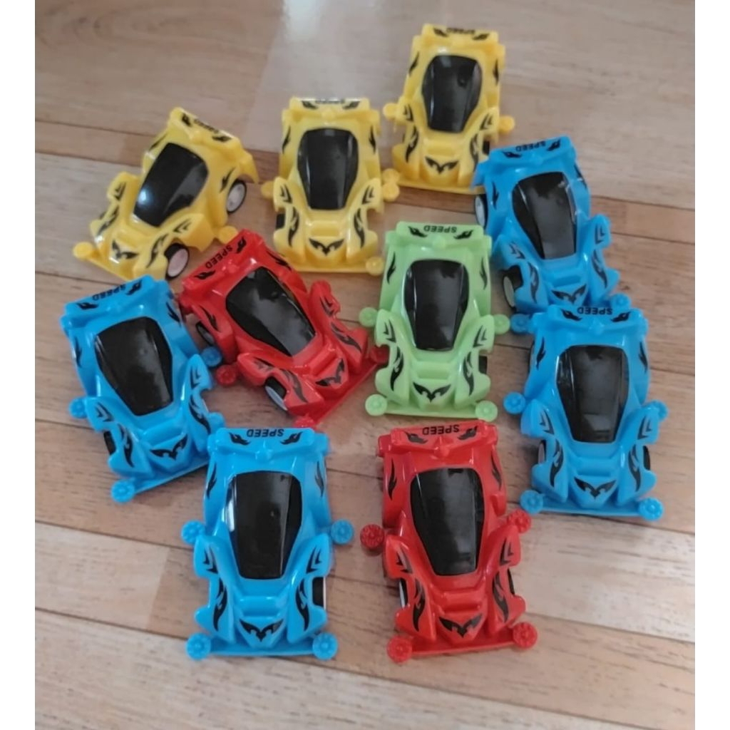 Mainan anak mobil mobilan tamiya pullback mini murah isi 10pcs mainan mobil Tamiya pull back kecil