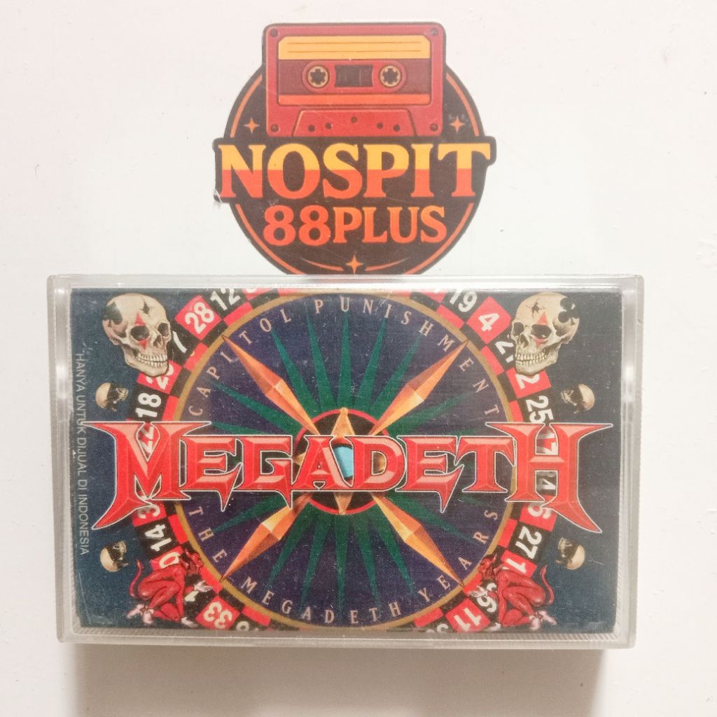Kaset Pita Megadeth – Capitol Punishment: The Megadeth Years (2000) Original Indonesia