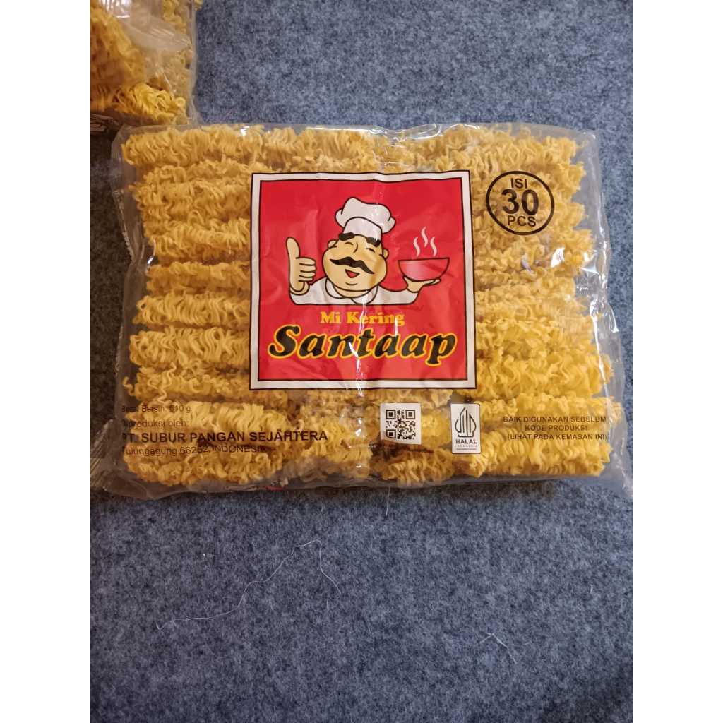 Mie Santap Mie kering Kecil Isi 30 Pcs