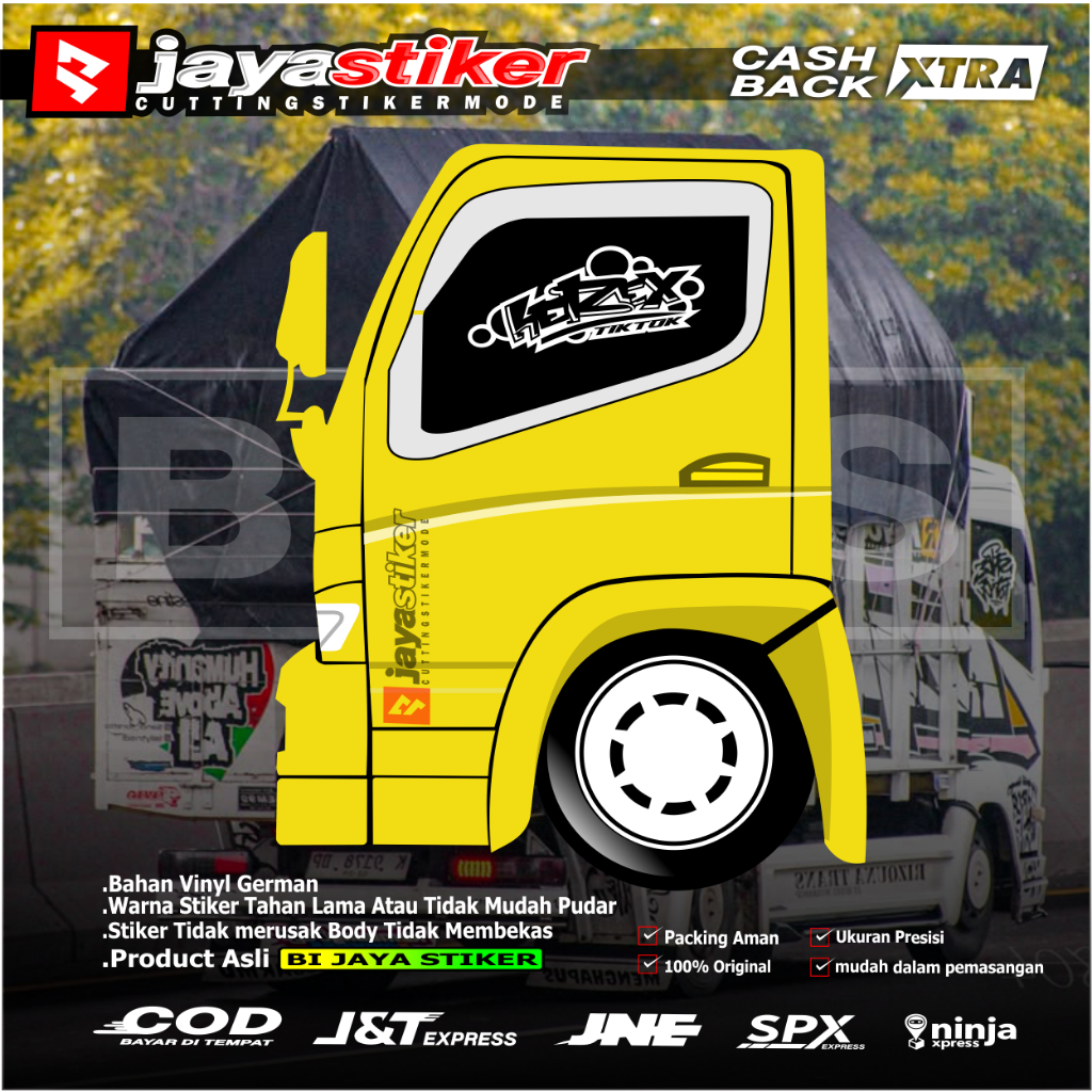 Cutting Sticker Kata Kata Kaca Mobil/Pickup L300 kaca Depan Samping Body Samping kabin Kata Kata her