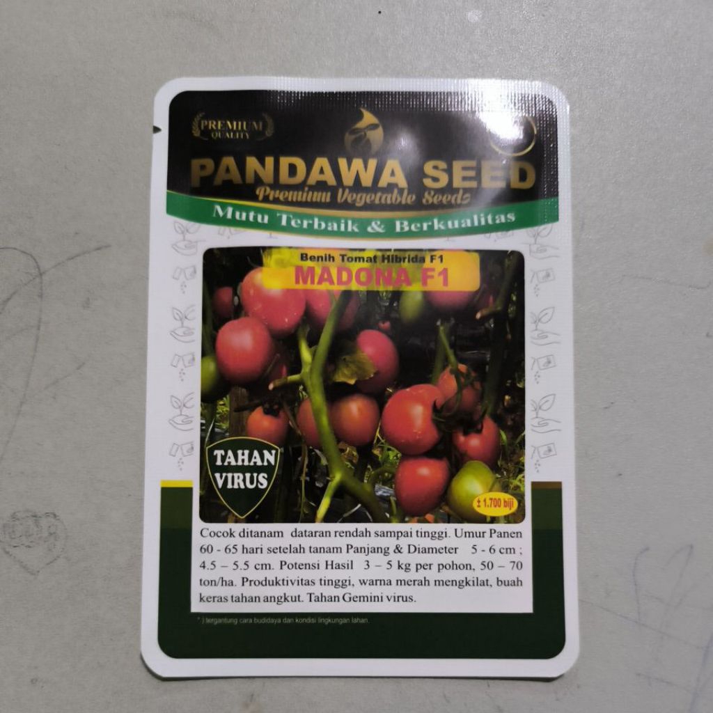 COD Benih Tomat Hibrida MADONA F1 tahan virus gemini