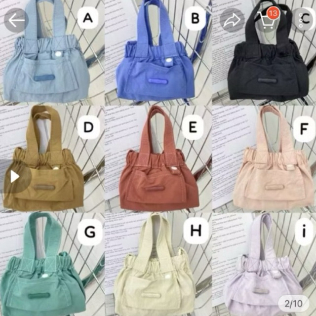 DUMPLING BAG ALA BTV | TAS IMPORT COLORFUL FOX