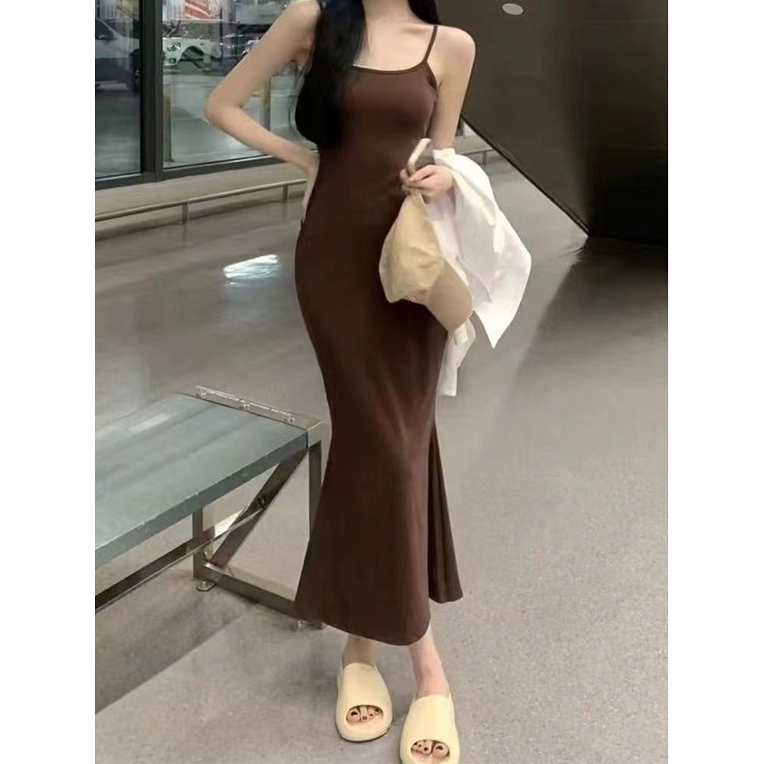 DRESS PANJANG | LONG DRESS TANKTOP PARTY STYLE | MAXI BODYCON