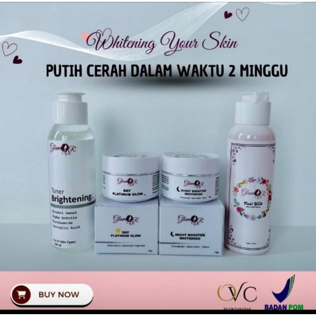 paket booster glamor skincare BPOM