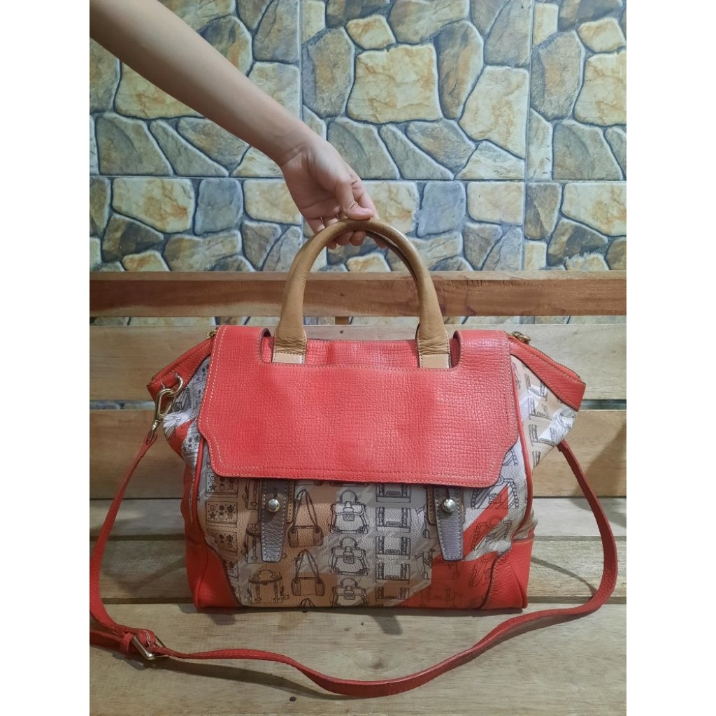 SONOVI Authentic Leather Sling Bag & Hand Carry / Tas Selempang