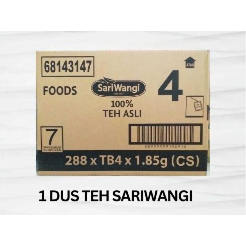 TEH CELUP SARIWANGI 1 DUS ISI 48 BOX