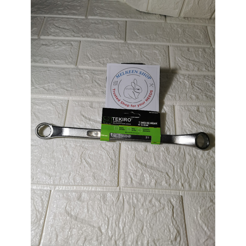 TEKIRO Kunci Ring banyak Ukuran JIS Baja Hardened Anti Karat Kuat Mudah & Nyaman digunakan