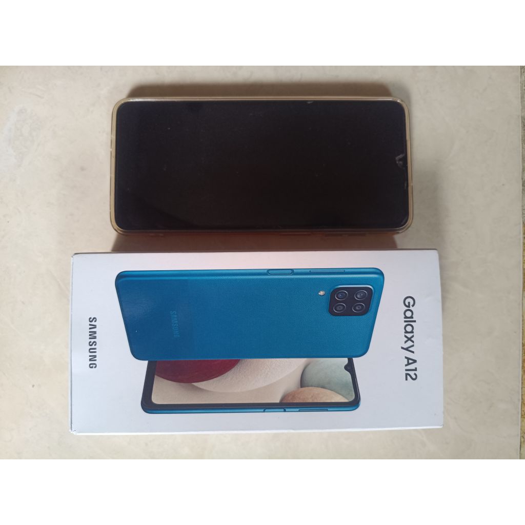 Samsung Galaxy A12 Biru 4/128 Second