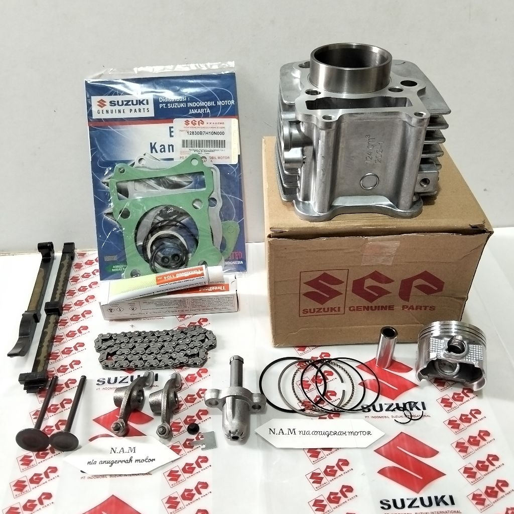 Blok seher piston Suzuki Shogun 125 old lama Shogun sp 125 Shogun 125 Shogun FL 125 Shogun Arashi 12