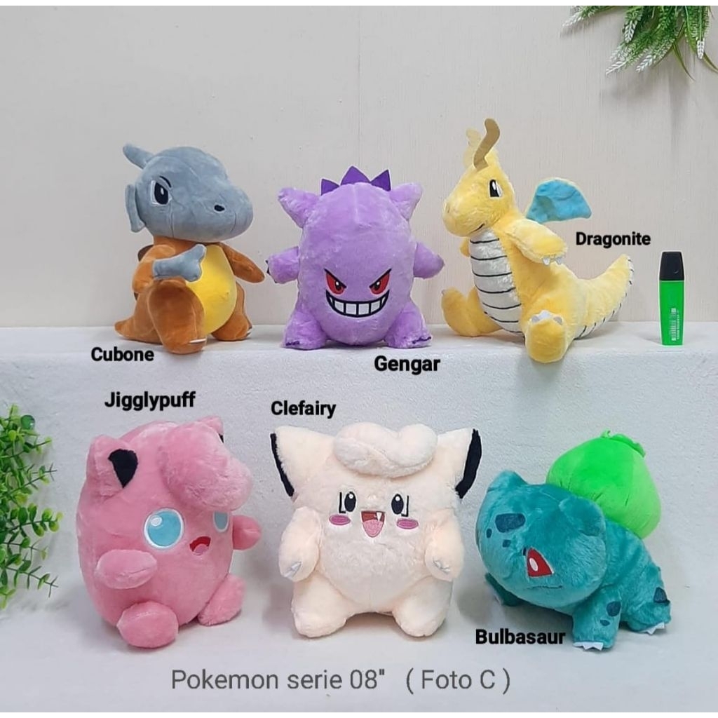 Boneka Pokemon Size 8"/Pokemon Evolusi/pokemon Lucu