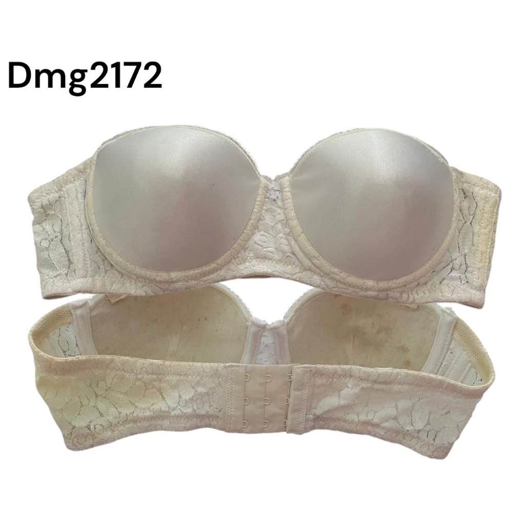 #E Dmg2172 bra branded bra berbusa berkawat bra Rijeck noda size 34A