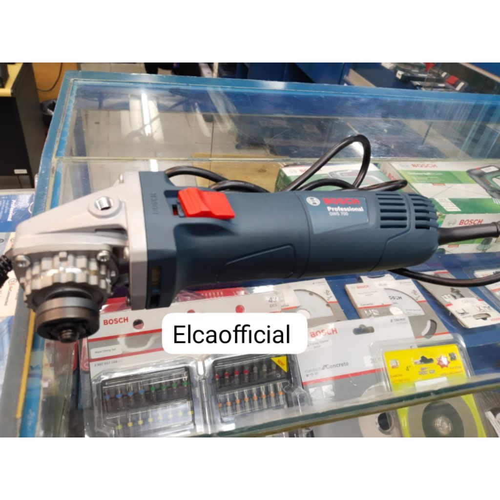 ￼BOSCH GWS 700 Mesin Gerinda Listrik / ￼ Mesin Gerinda BOSCH Tangan 4 Inch Bosch GWS 700