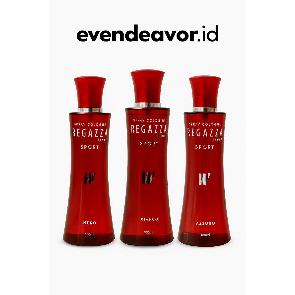 Parfum Regazza Femme Sport Spray Cologne Original 100ml – NERO / BIANCO | Tahan Lama