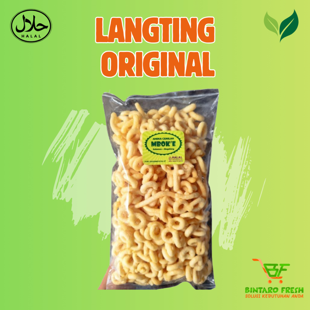 Lanting original mbok'e/Lanting singkong original/Lanting renyah dan gurih