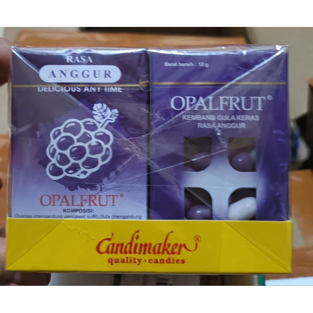 opal fruit candimaker sepak isi 20pcs