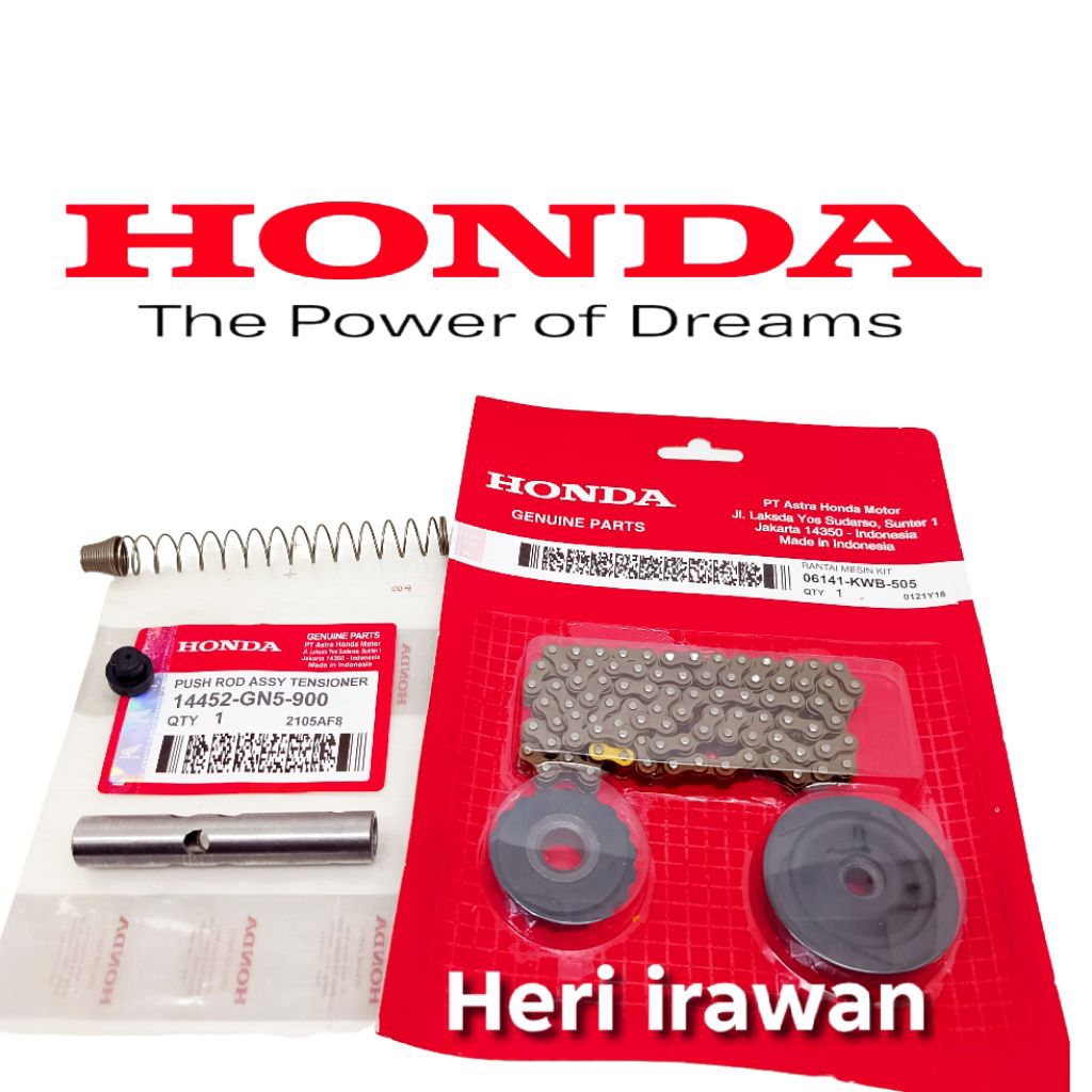 suling keteng+Rantai keteng KWB Honda Revo Absolute Blade 110 OLD Revo fi.ORi