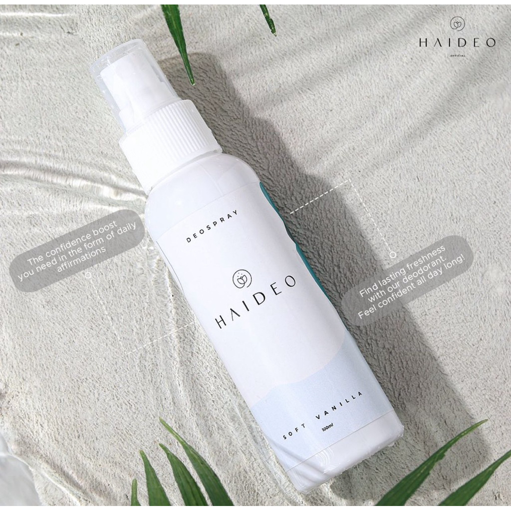 HAIDEO Deodorant Spray Odor Removal 100ml Haideo deodorant spray tawas haideo spray hadeo spray haed