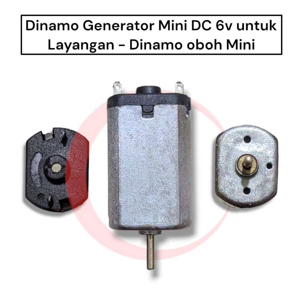 Lumiau_Boomaww Dinamo Generator Layangan Motor Dc 3V / 6V / 12V Untuk Dinamo Generator Lampu