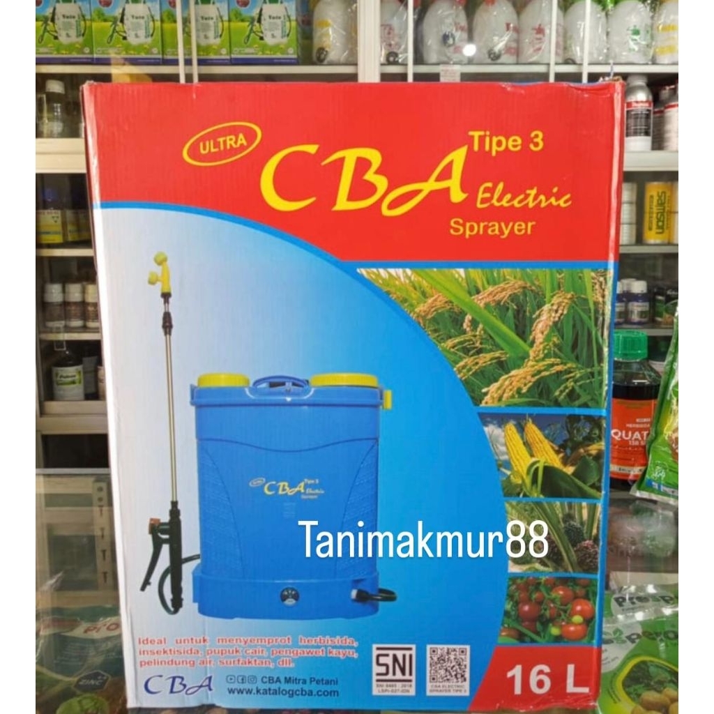 Sprayer Tangki CBA Tipe 3 Elektrik 16 liter Semprot Pertanian