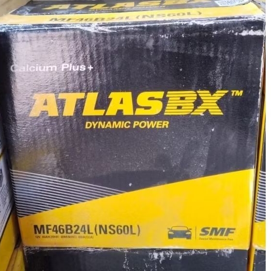 aki kering ns60L atlas untuk , Honda City Z Lama, Nissan Grand Livina, Suzuki Aerio, Toyota Corolla,