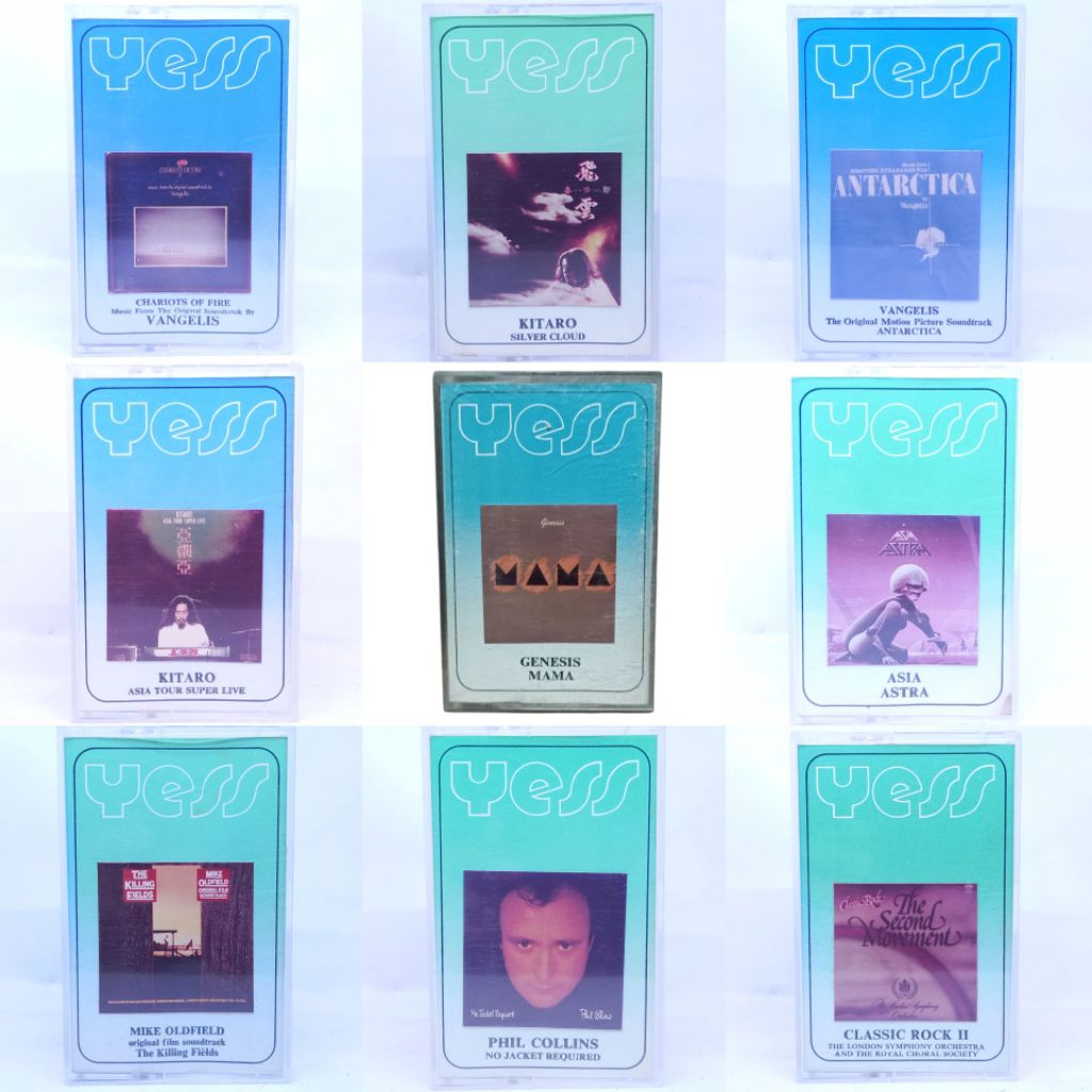 Kaset pita barat rilisan YESS