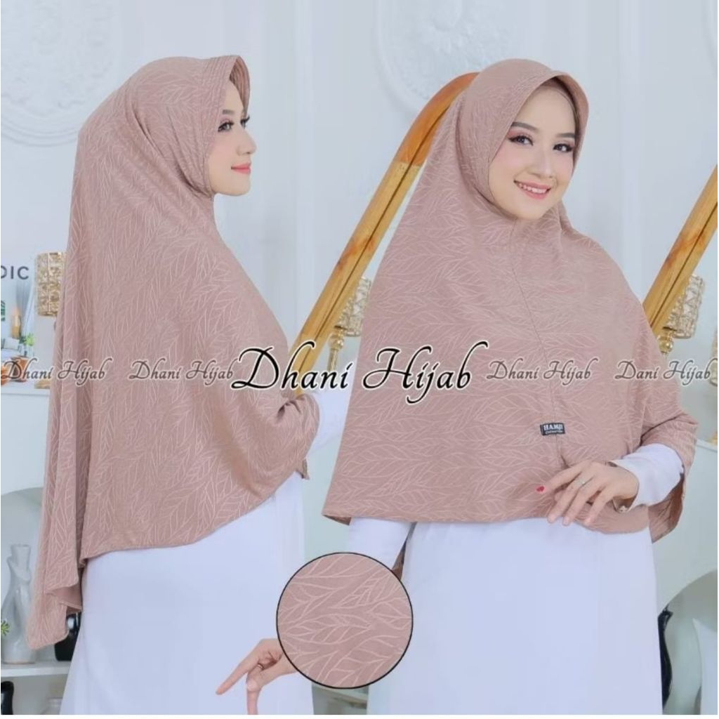 Jilbab Bergo Pet Motif Jaguar Mewah Premium/Hijab Instan Harian Matt Jersey Jaguar