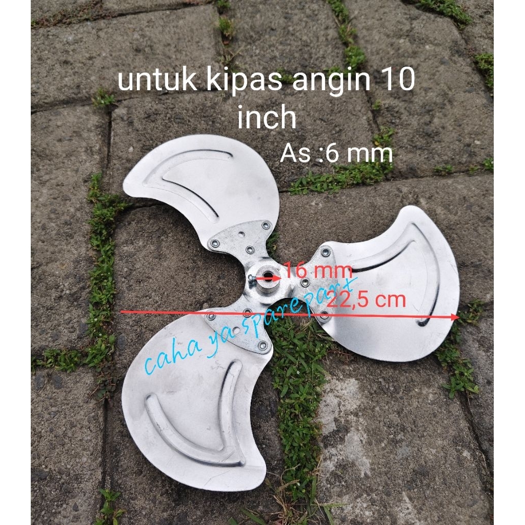 BALING BALING KIPAS ANGIN SEKAI BESI 10 INCH AS 6 MM