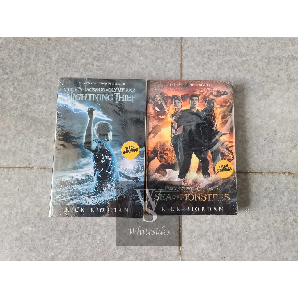 Percy Jackson Set - Rick Riordian Buku CD DVD Album Book Comic Komik Komik Novel Buku Comic The Last