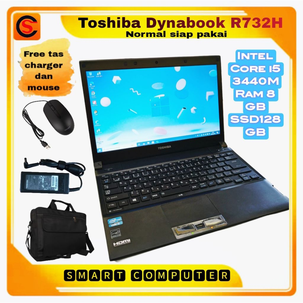 Toshiba Dynabook R732H RAm 8gb Ssd 128Gb core i 5