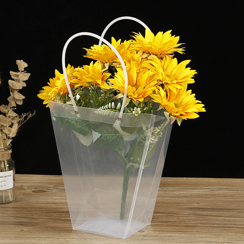 Tas Bunga Transparan Plastik Mika OPP Flower Bag Hampers Bag Transparan U15