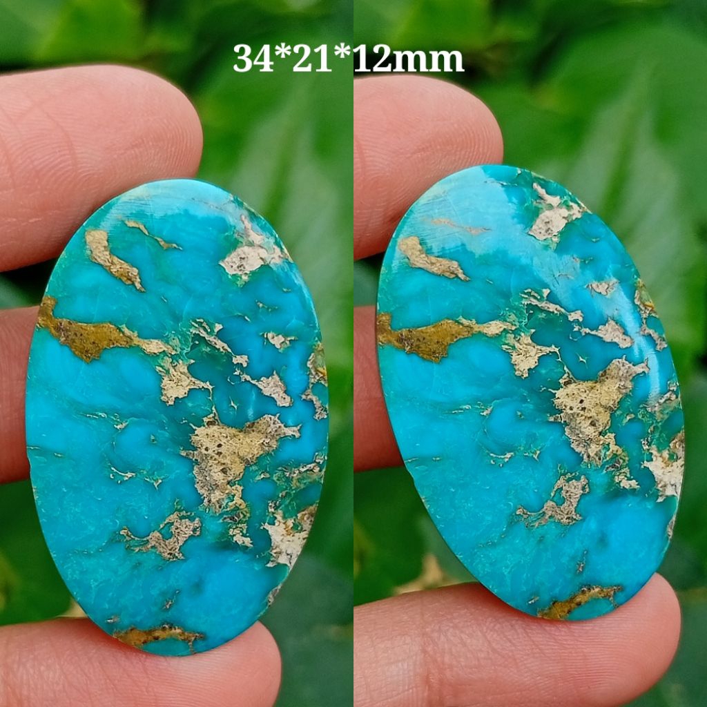 NATURAL BATU PIRUS PERSIA HIJAU TOSCA GRADASI