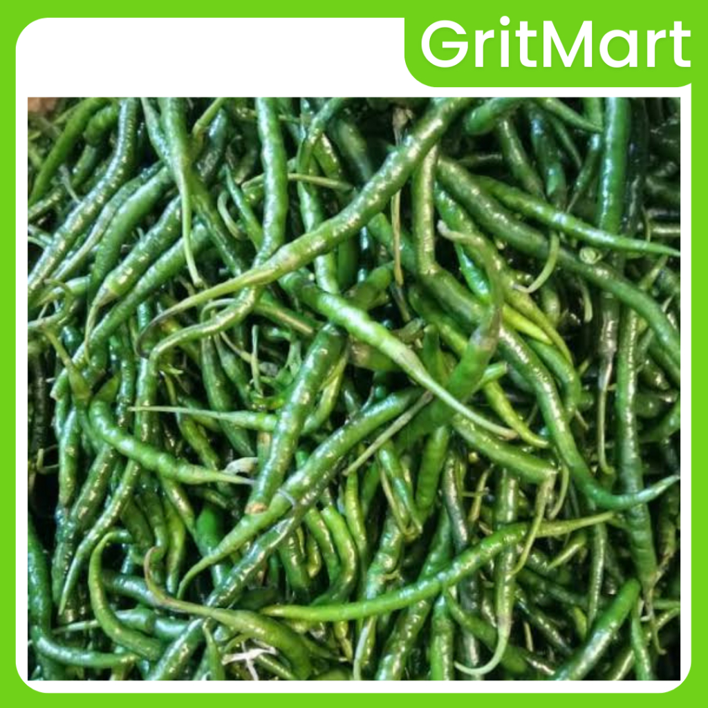 

Cabe Keriting Hijau Premium 500 gr I Cabe Keriting Ijo I Warna Segar, Pedas Alami, Wajib Ada di Dapur Anda