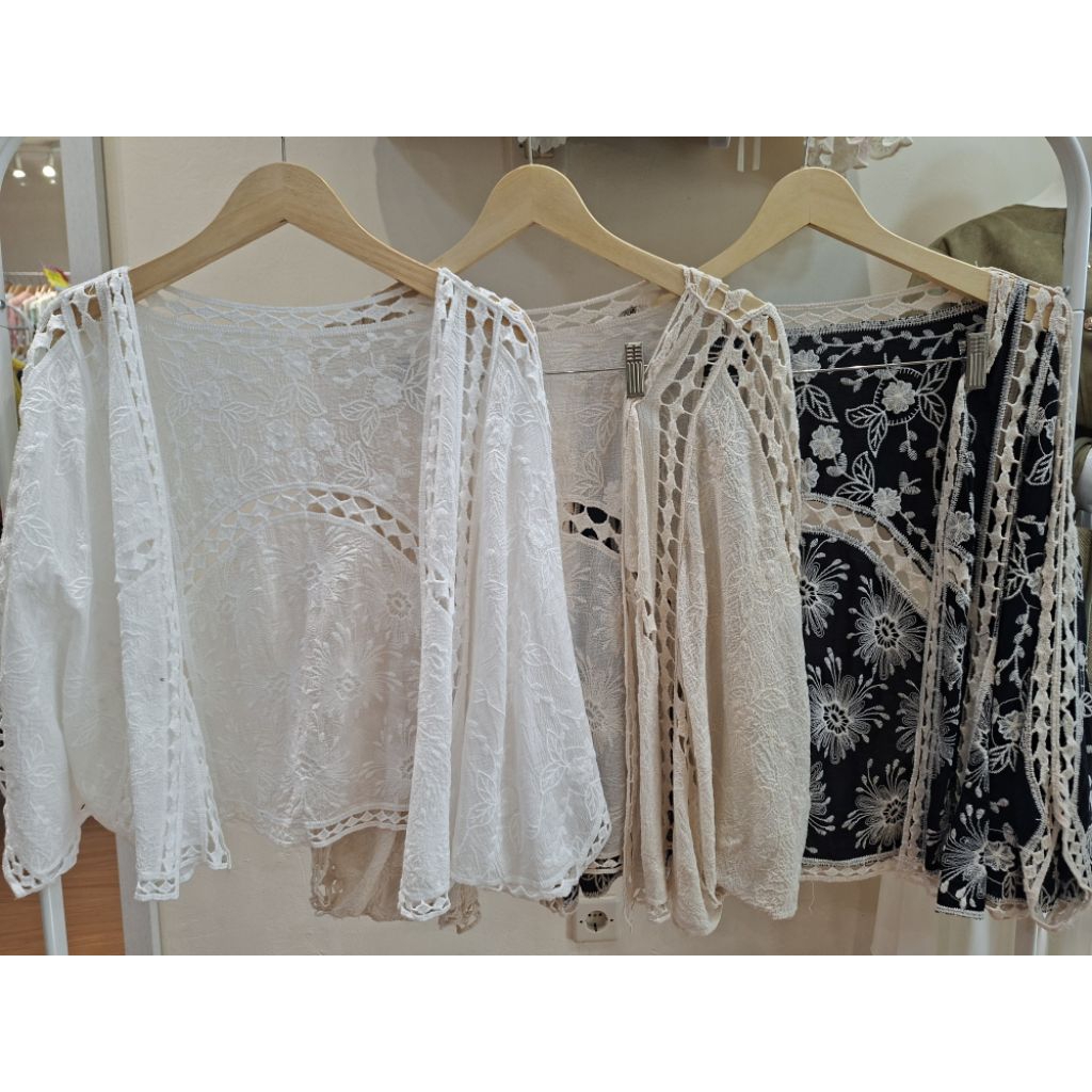 Magia Outer Jaring Motif Bunga / Outer Bordir