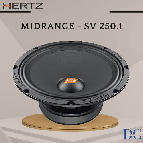 Midrange Speaker Mobil - Midrange SV 250.1 Hertz - 10 Inch / 250 mm SPL Midrange - Plug N Play - 100