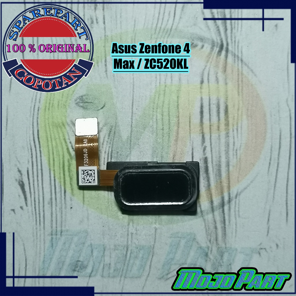 Asus Zenfone 4 Max - ZC520KL Fleksibel Flexible Fingerprint Sensor Sidik Jari Original Copotan