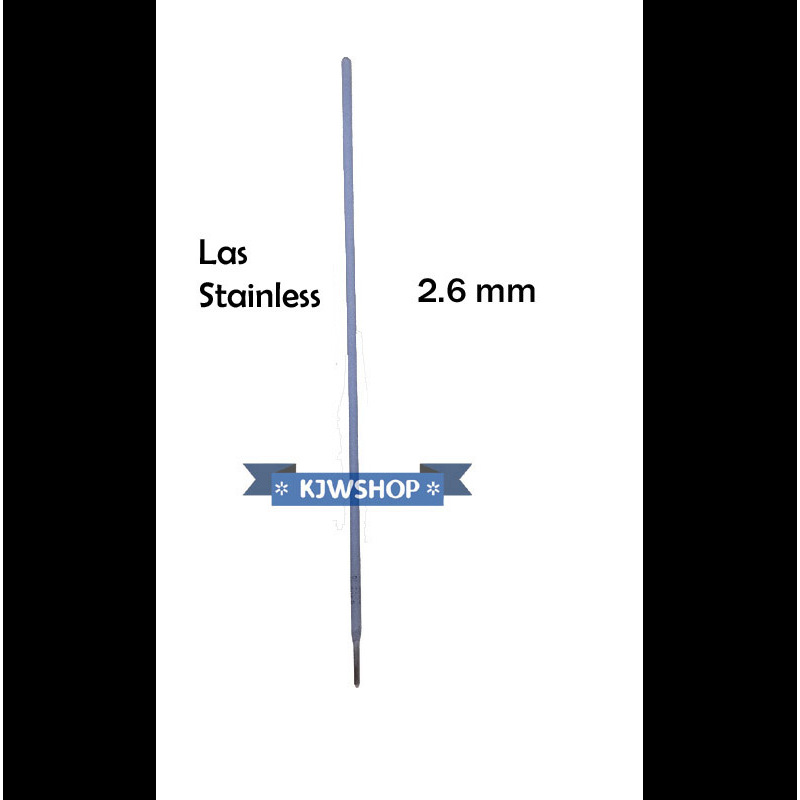 Kawat Las Stainless Steel 2.6mm x 300mm Eceran Per Pcs Kawat Las Stainless 2.6 mm Kawat Las Stenlis 