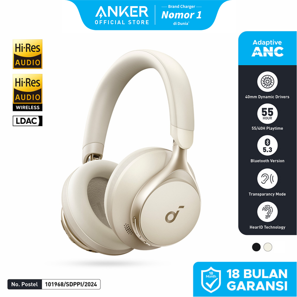 ( NEW LAUNCH ) Headphone Bluetooth Soundcore Space One - A3035