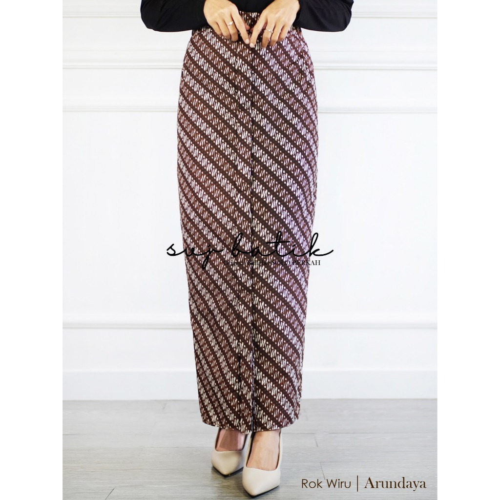 ROK BATIK WIRU TRUNTUM PIAS BAHAN KATUN ORI SVJ
