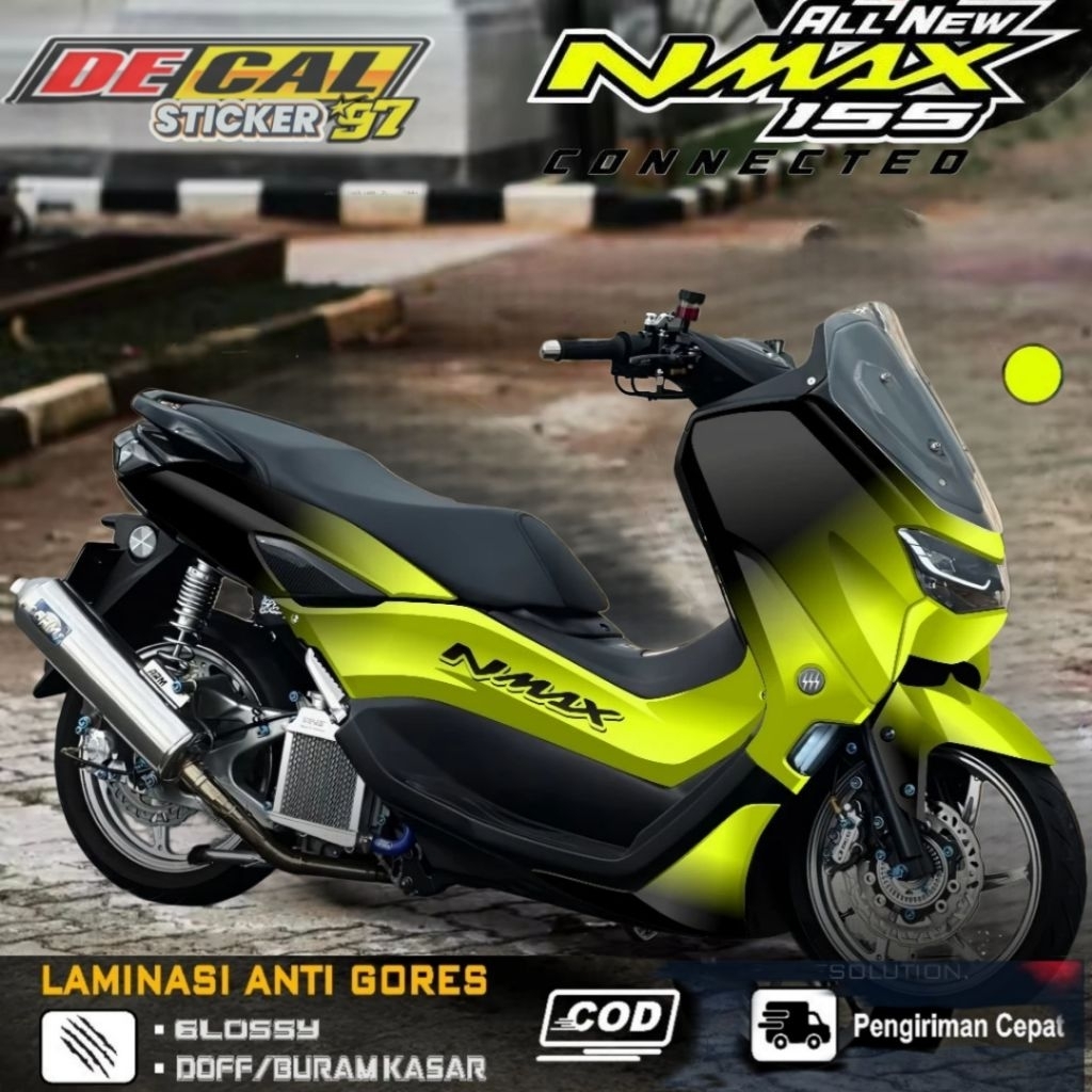 Decal Sticker Variasi Modifikasi Motor Yamaha Nmax 155 New Fullbody 2020 2021 2022 2023 Terbaru