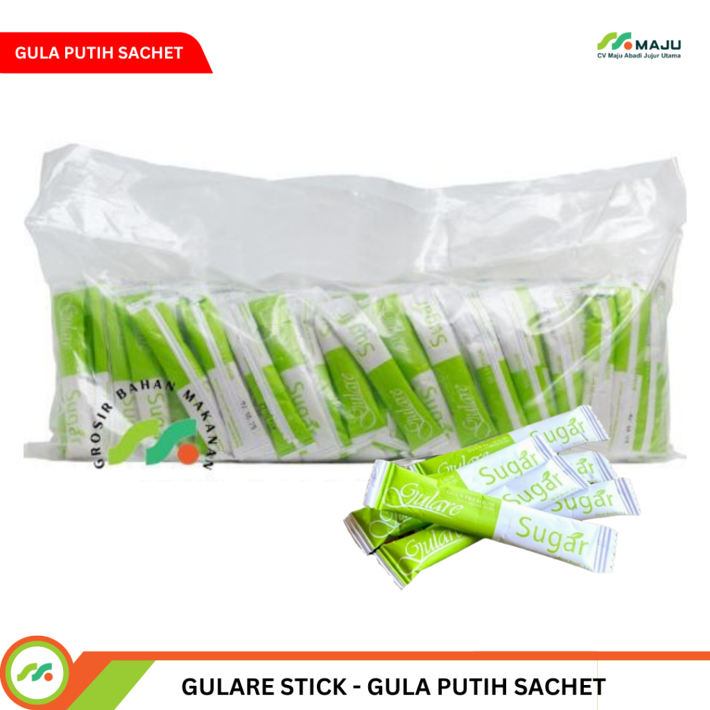 Gula stick gulare / gula putih stick Gulare PER PAK