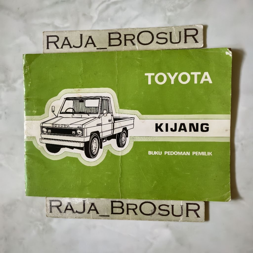 Buku pedoman pemilik Manual Book Toyota Kijang Doyok KF20 1981-1987 ORI Original